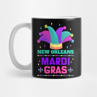 New Orleans Carnival Beads And Blings Party 2022 Mardi Gras Mug